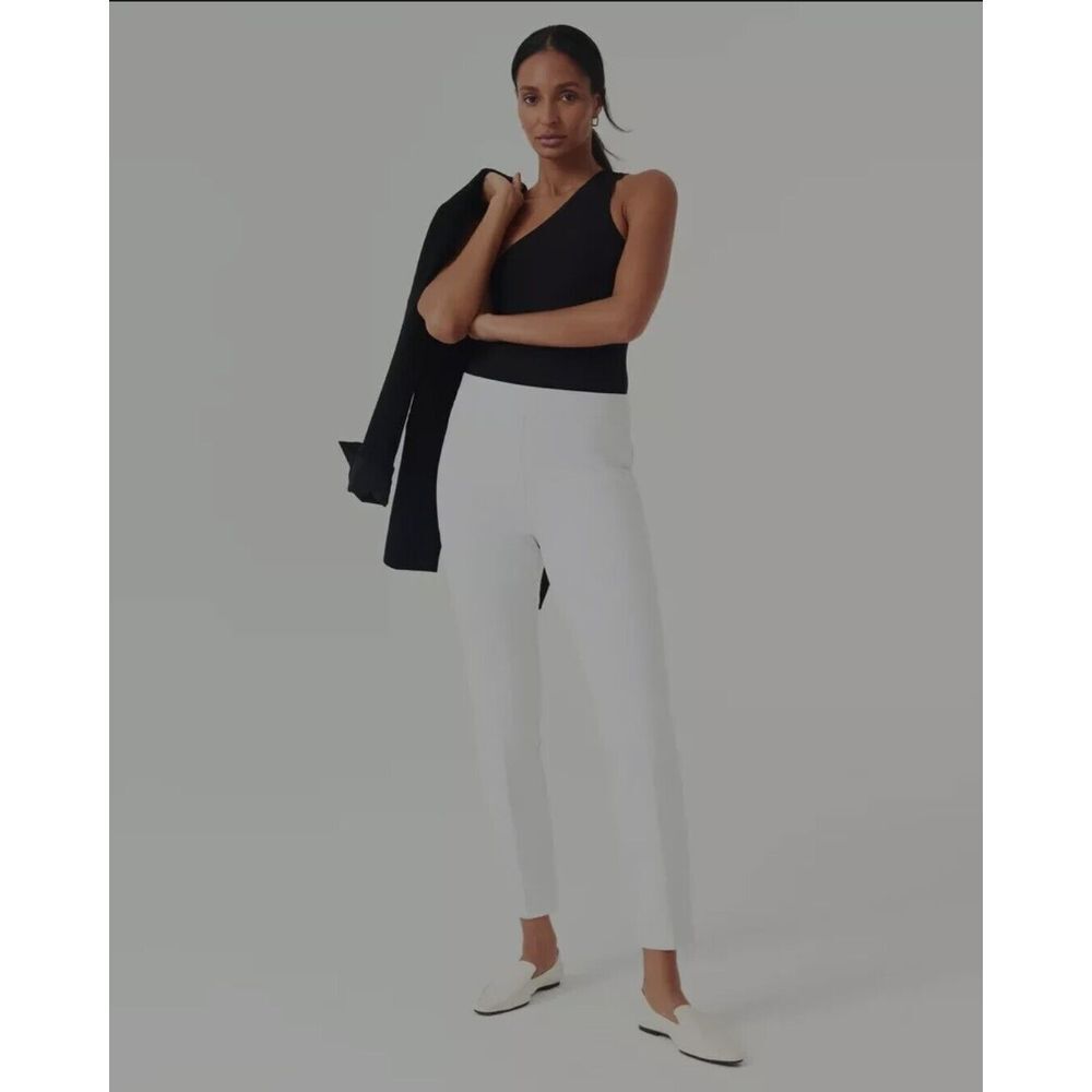 Spanx On-the-Go Slim Straight Ankle Pants Ultimate Opacity Technology Pull On XL